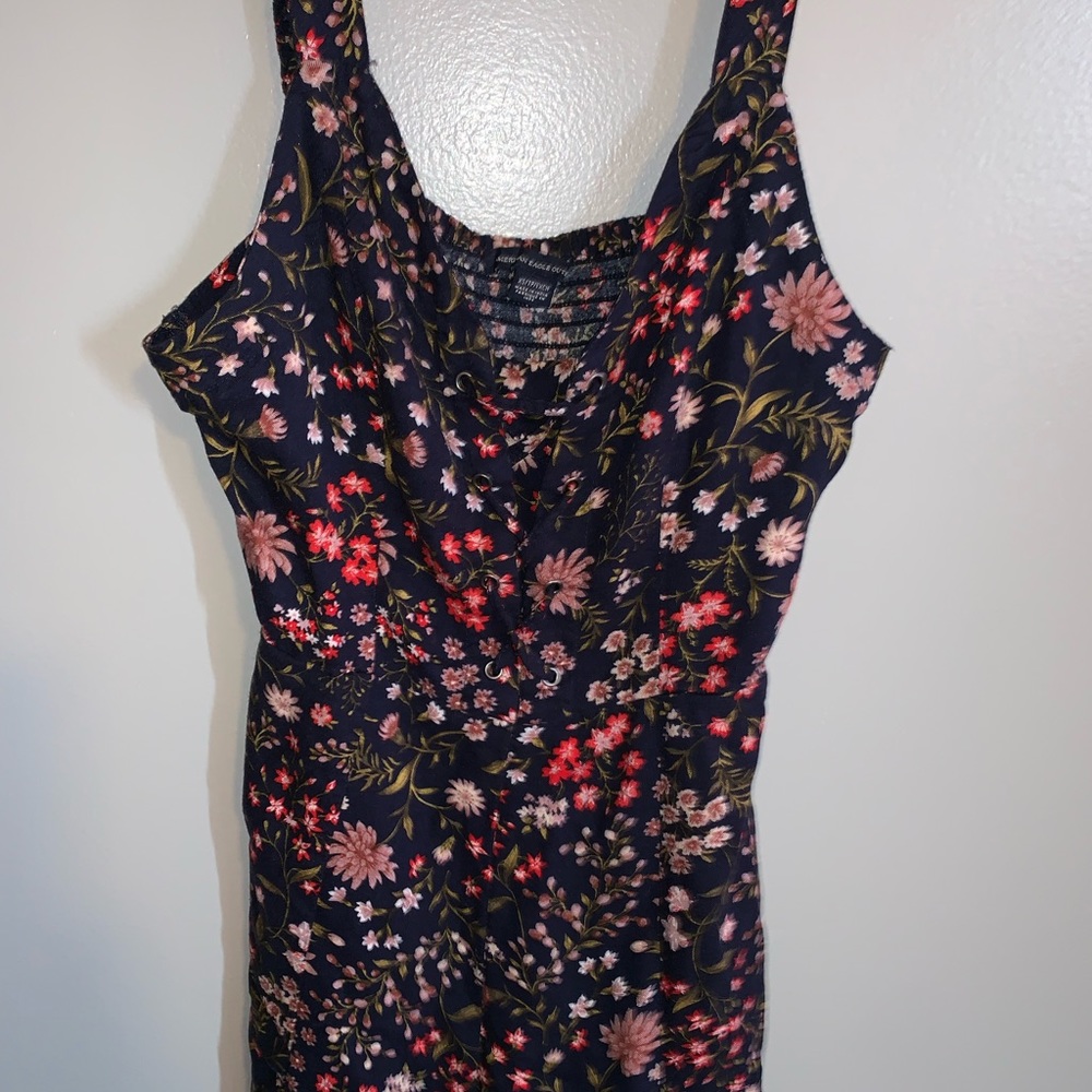 American eagle romper with pockets